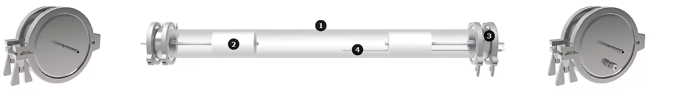 Sada pracovních trubek 2 – pro plynnou atmosféru